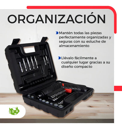 Destornillador Atornillador Eléctrico Inalámbrico Recargable